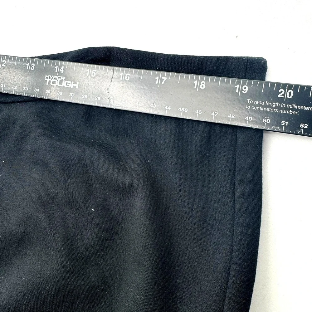 J.JILL Women's 18 Tall‎ Black Ponte Knit Wide Leg Cropped Pants Stretch Comfort